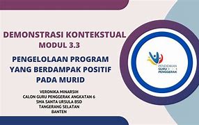 Demonstrasi Kontekstual Modul 3.3 Program Literasi