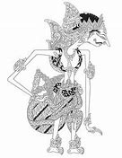 Gambar Wayang Rama Shinta Hitam Putih